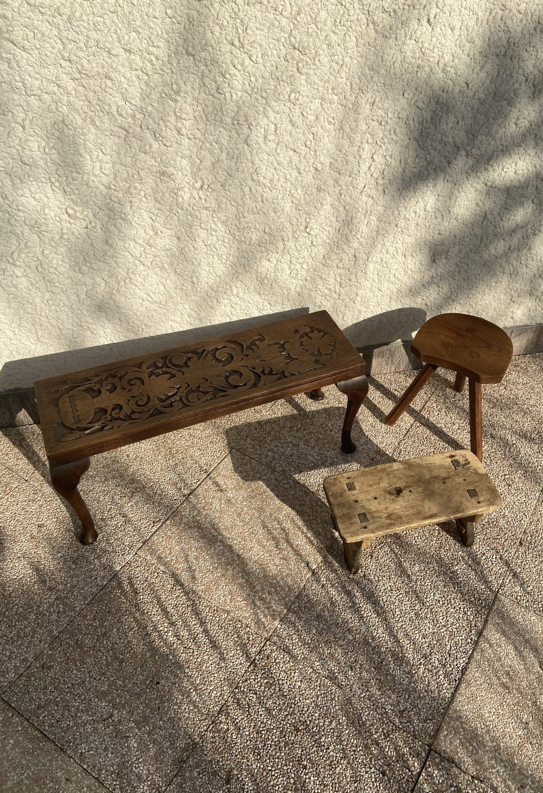 Banc et tabourets - vendus