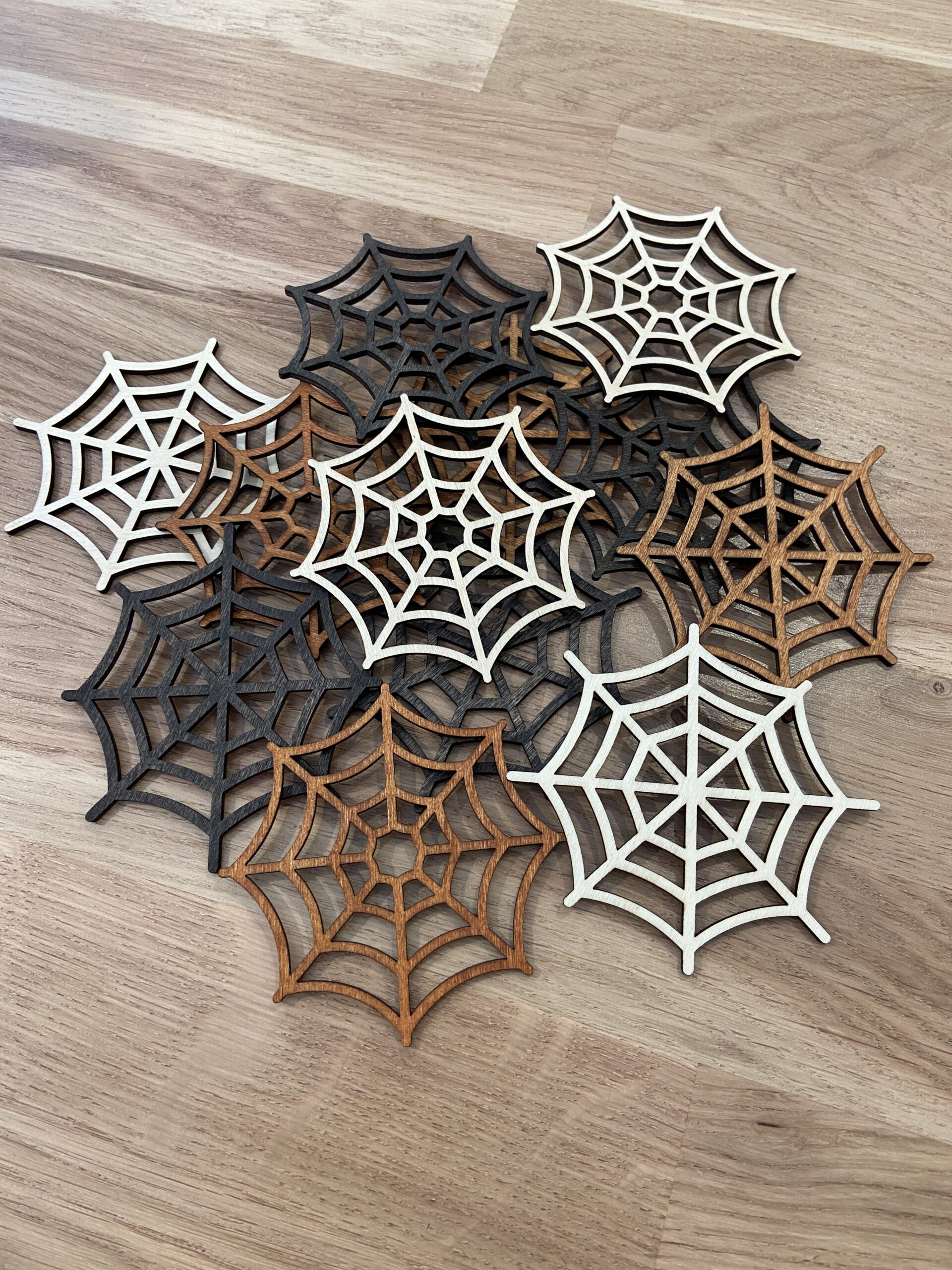 Sous-verres "Toile d'araignée"