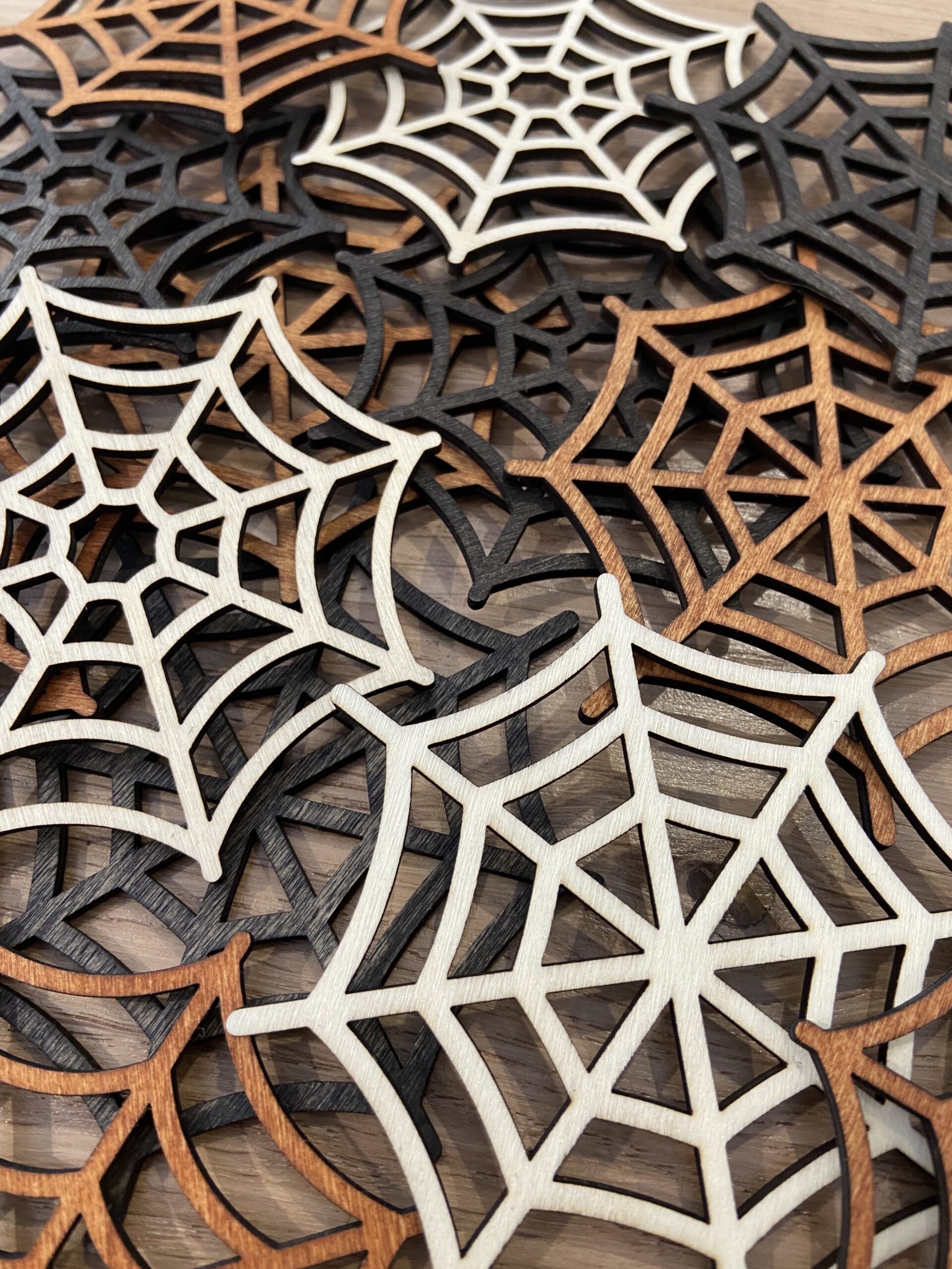 Sous-verres "Toile d'araignée"