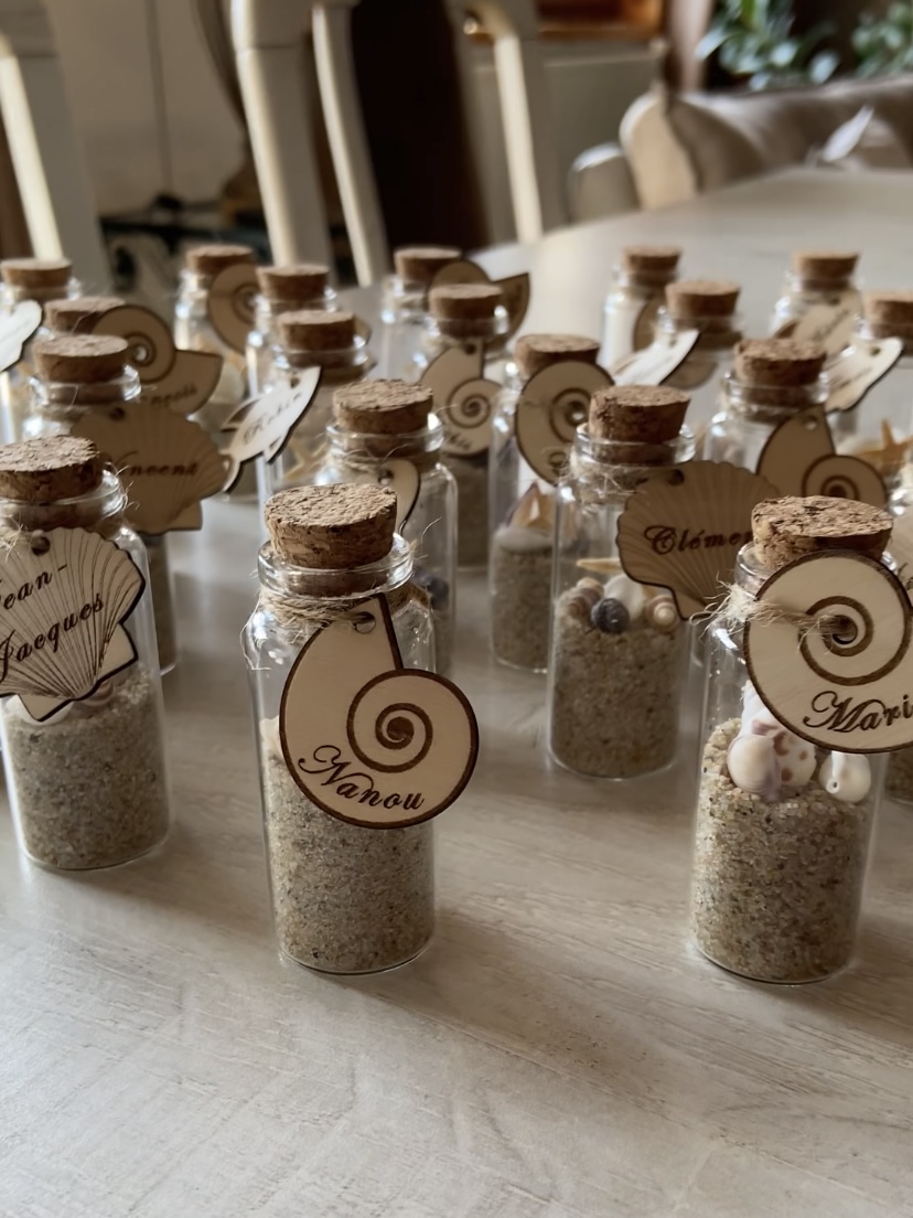 Marque places thème marin