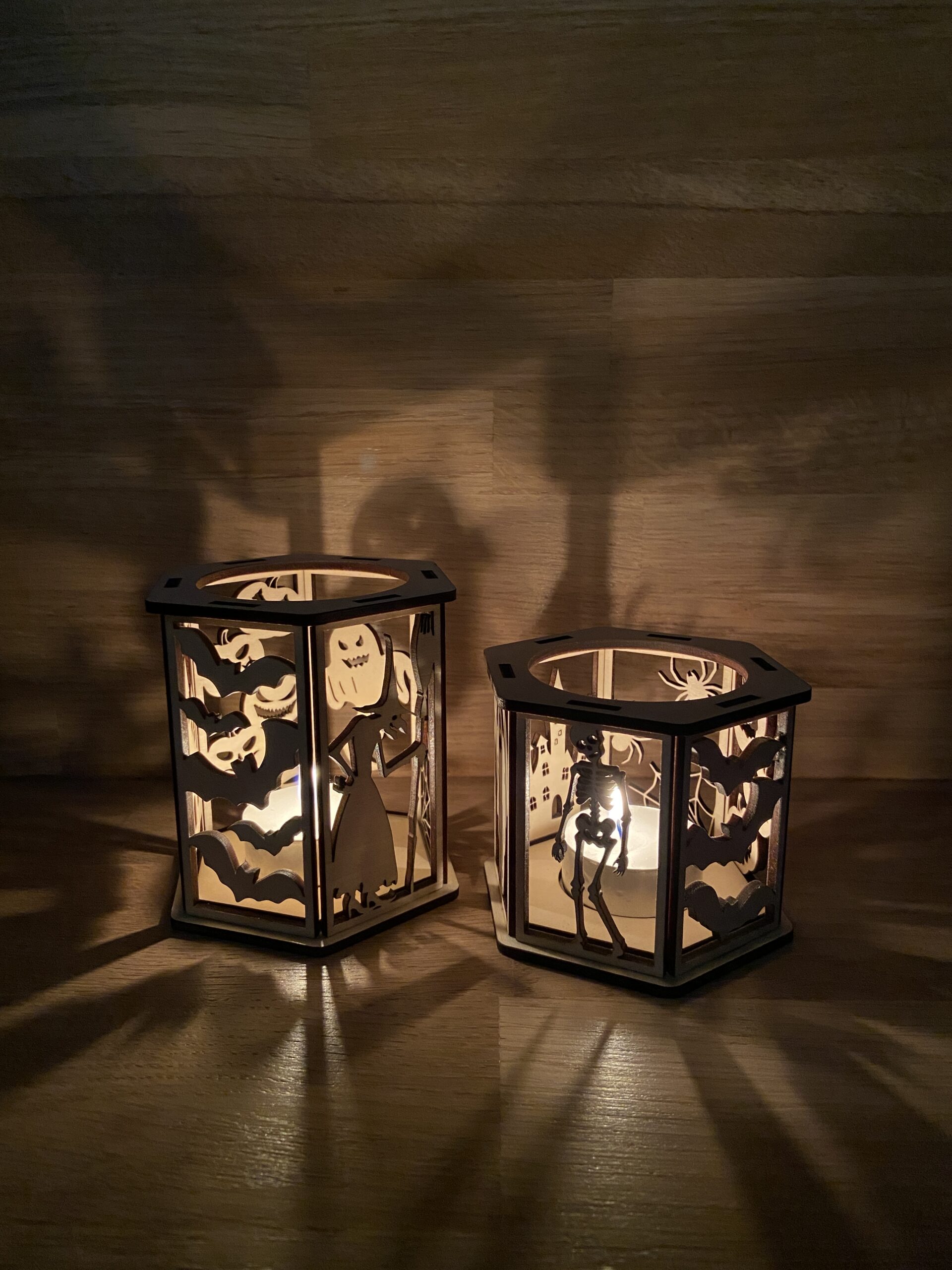 Photophores Halloween de nuit