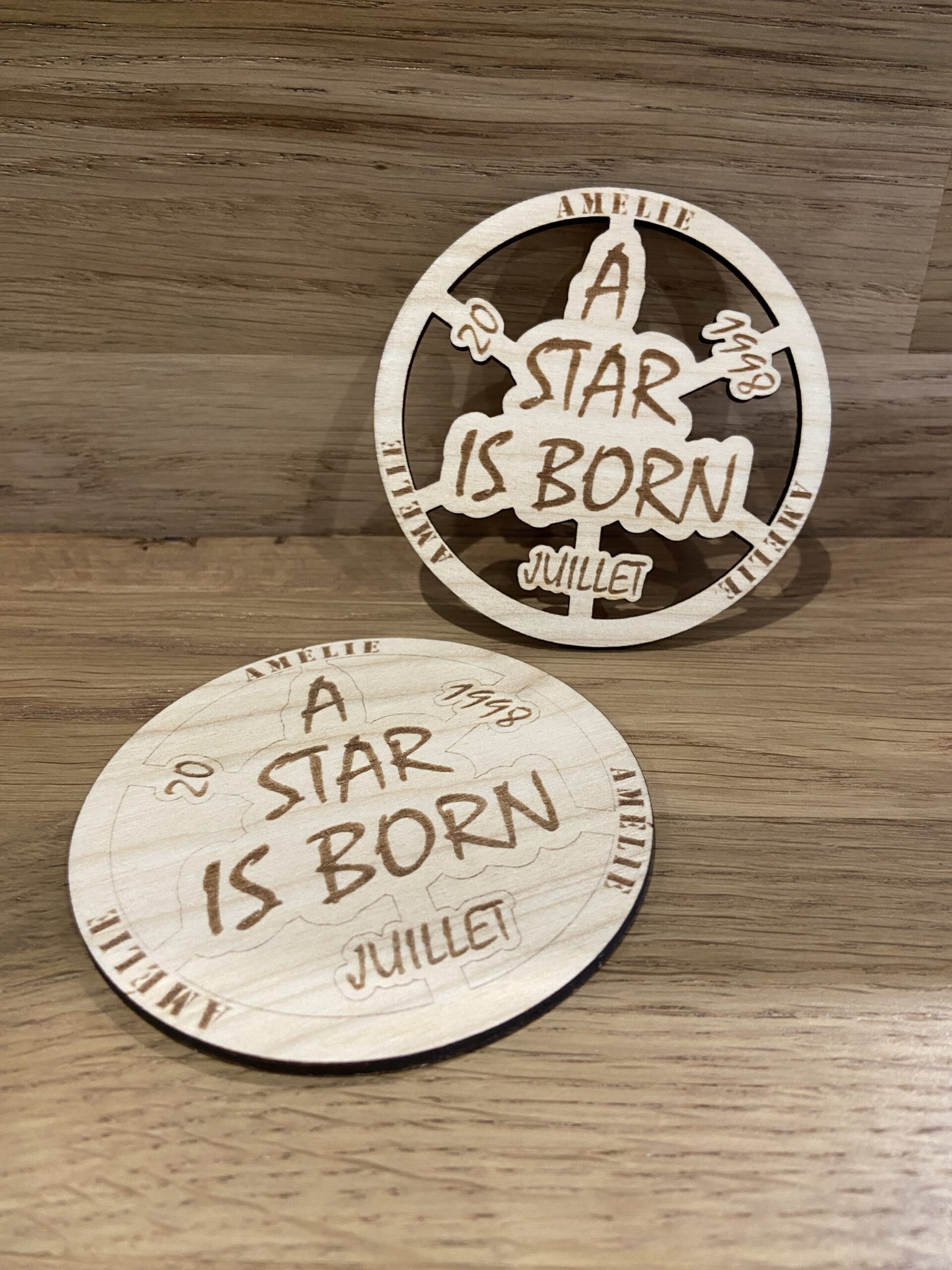 Sous-verres "A Star is Born"