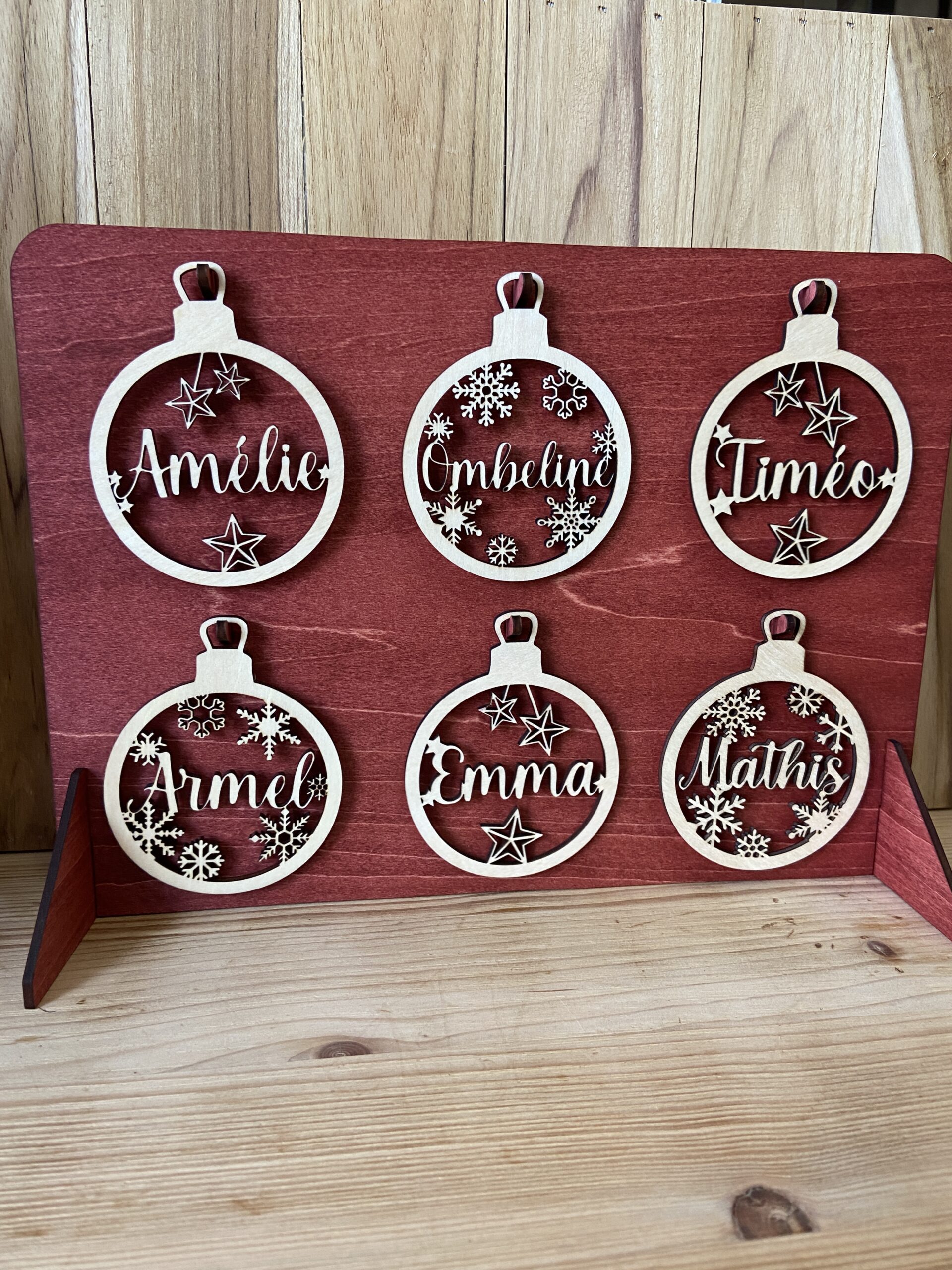 Boules de Noël Flocons et Étoiles Boules de Noël Flocons et Étoiles