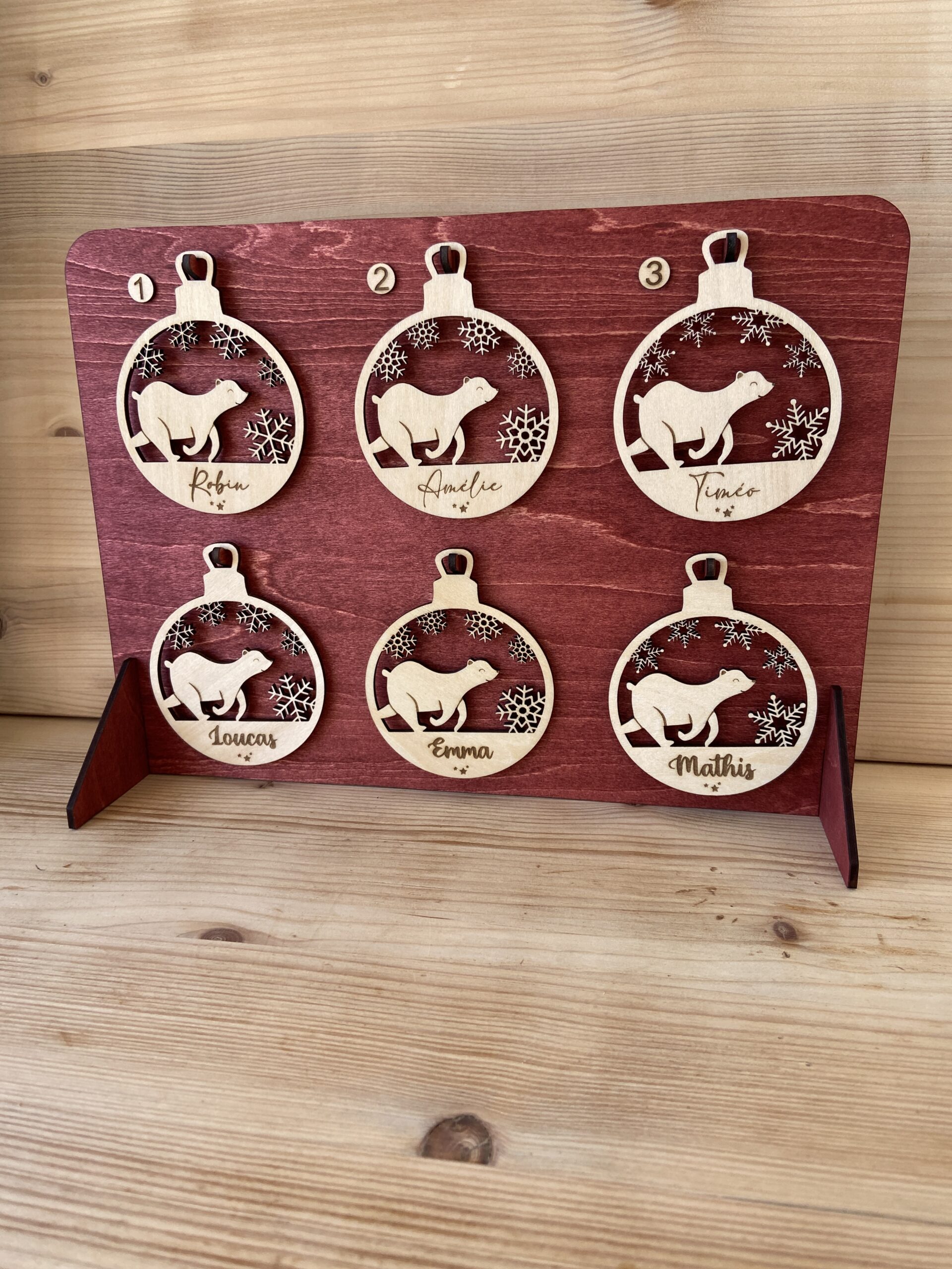 Boules de Noël Ourson Boules de Noël Ourson