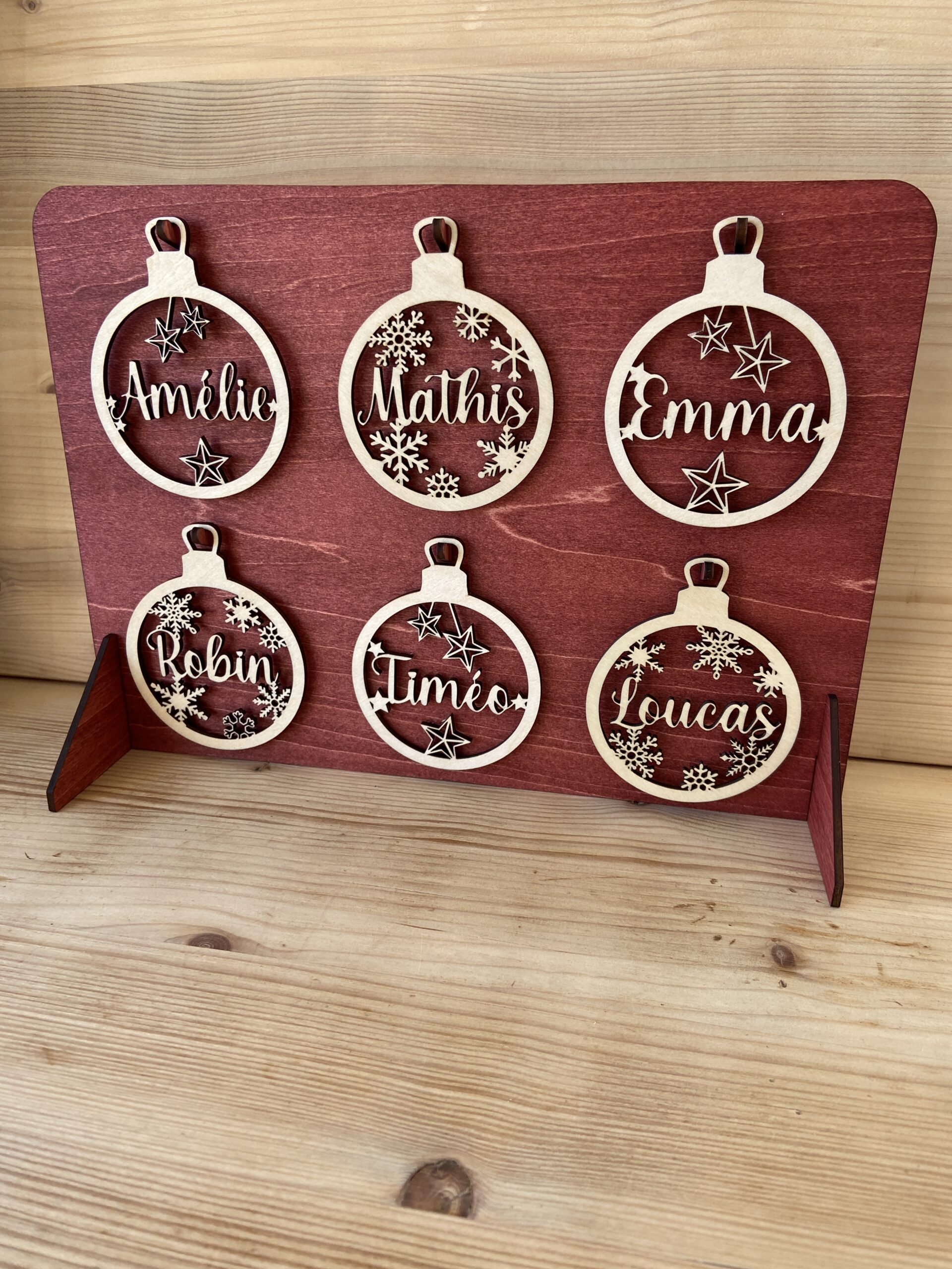 Boules de Noël Flocons et Étoiles Boules de Noël Flocons et Étoiles