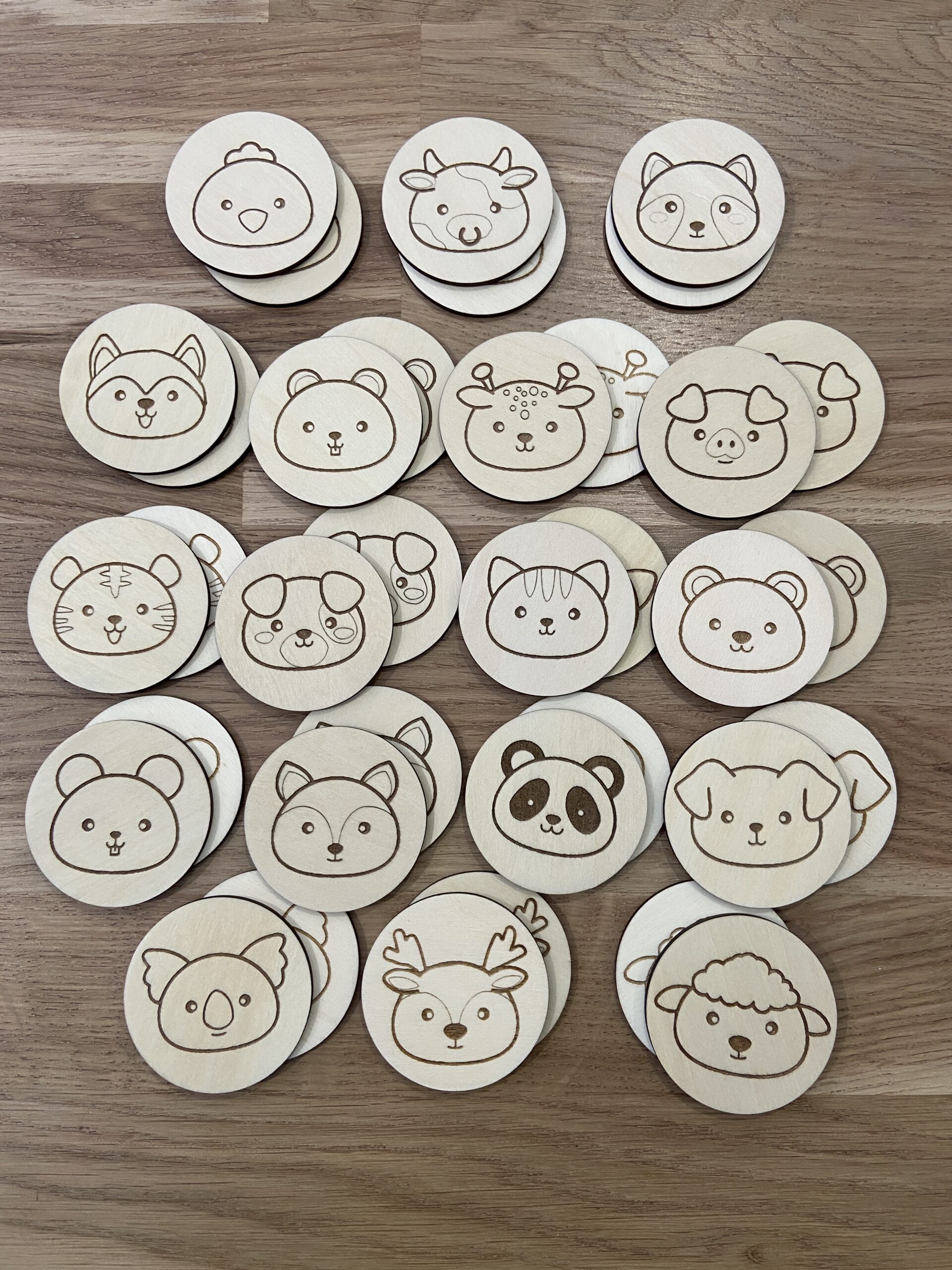 Memory têtes d'animaux