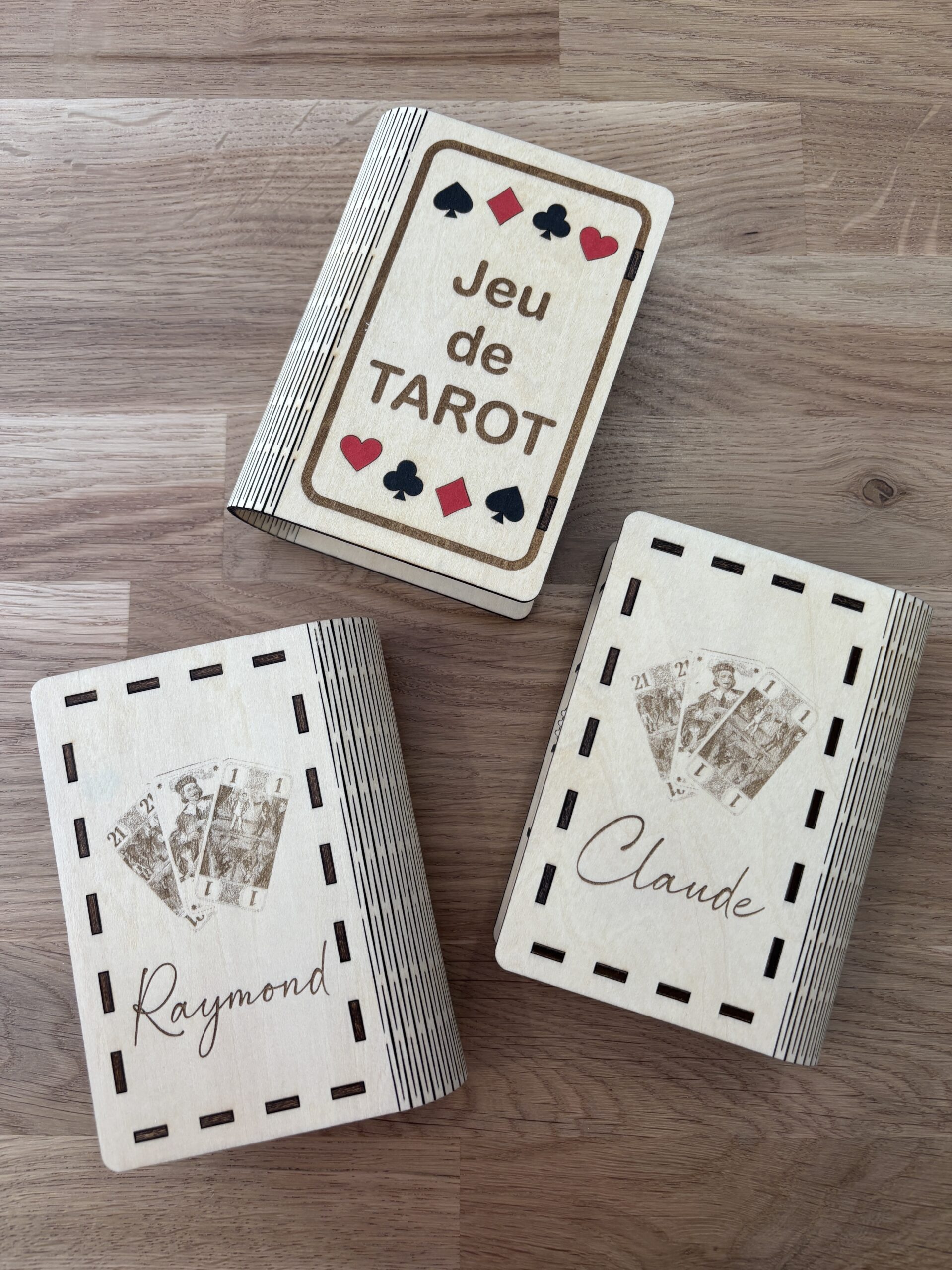 Boîtes de jeu de tarot personnalisées