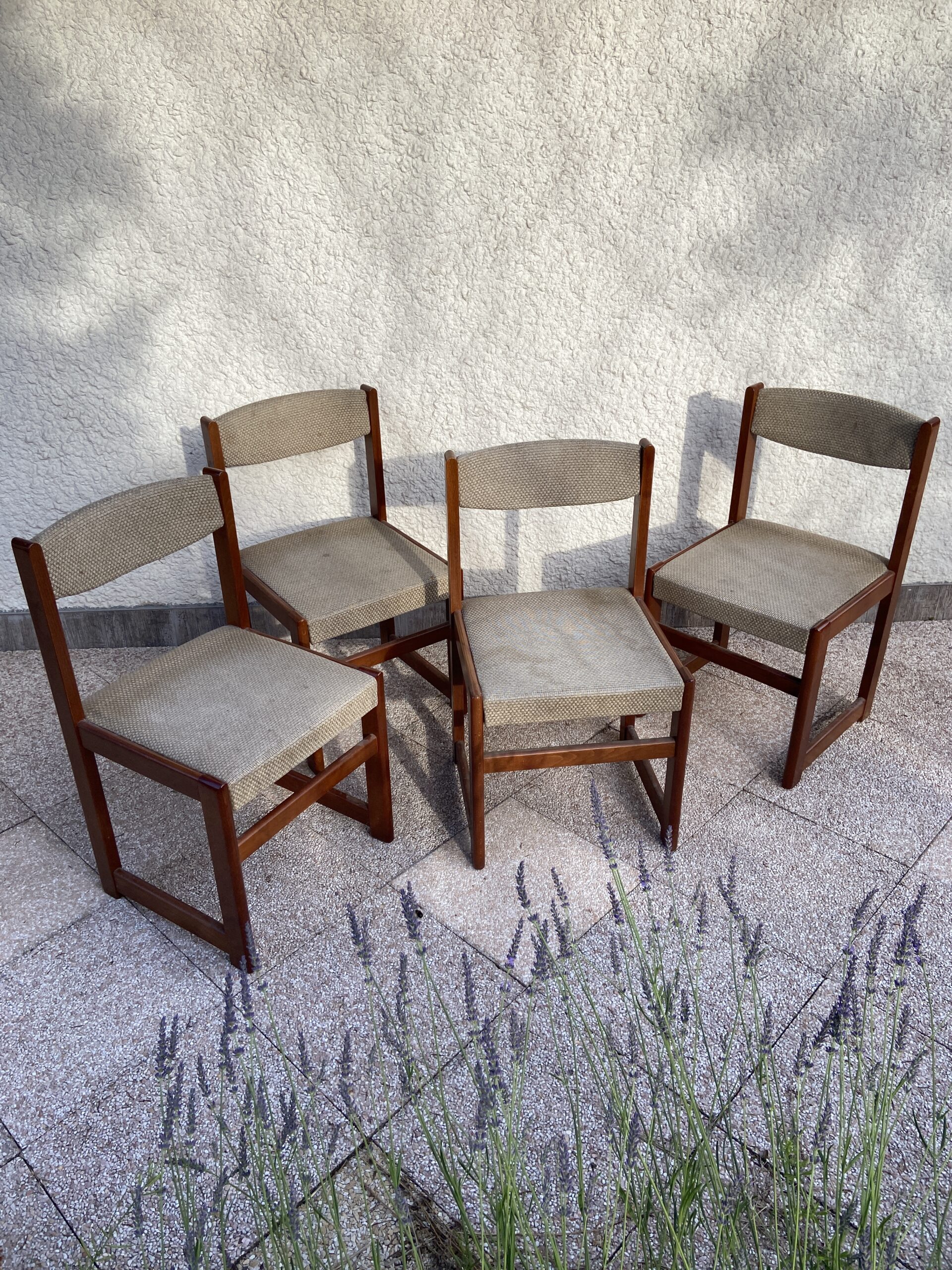 Chaises années 60 - avant