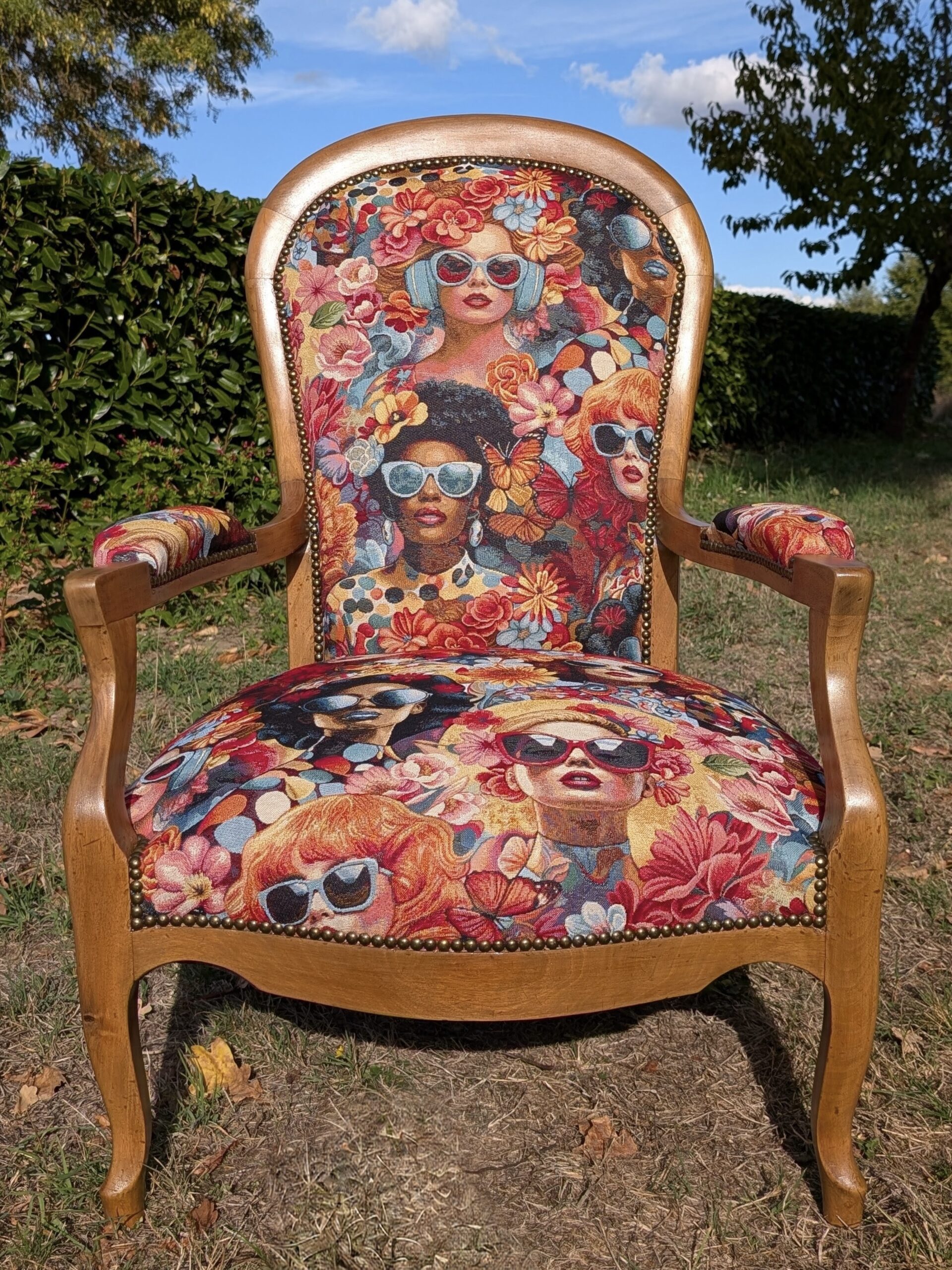 Fauteuil Voltaire - restauré