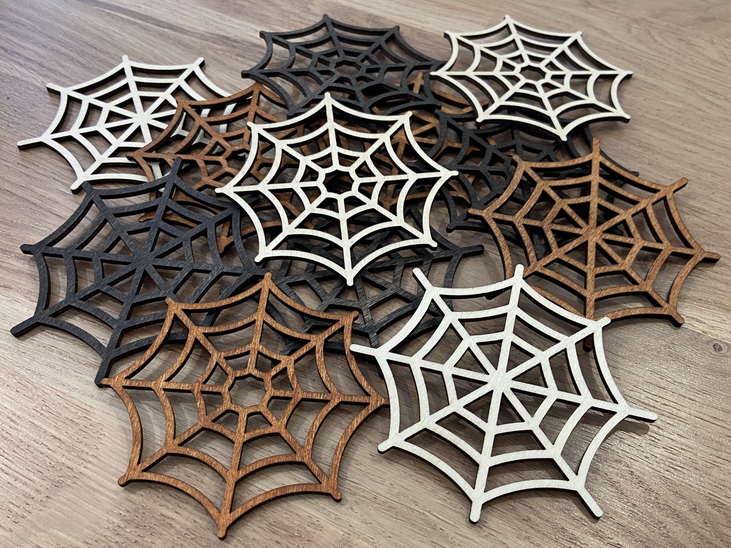 Sous-verres "Toile d'araignée"