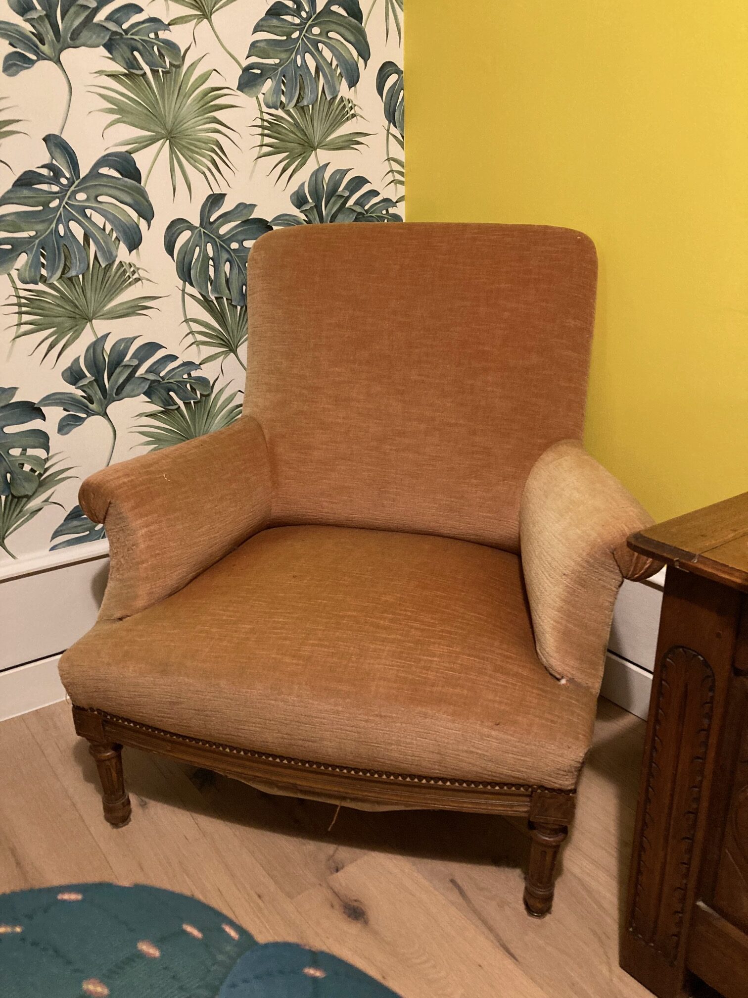 Fauteuil anglais - avant