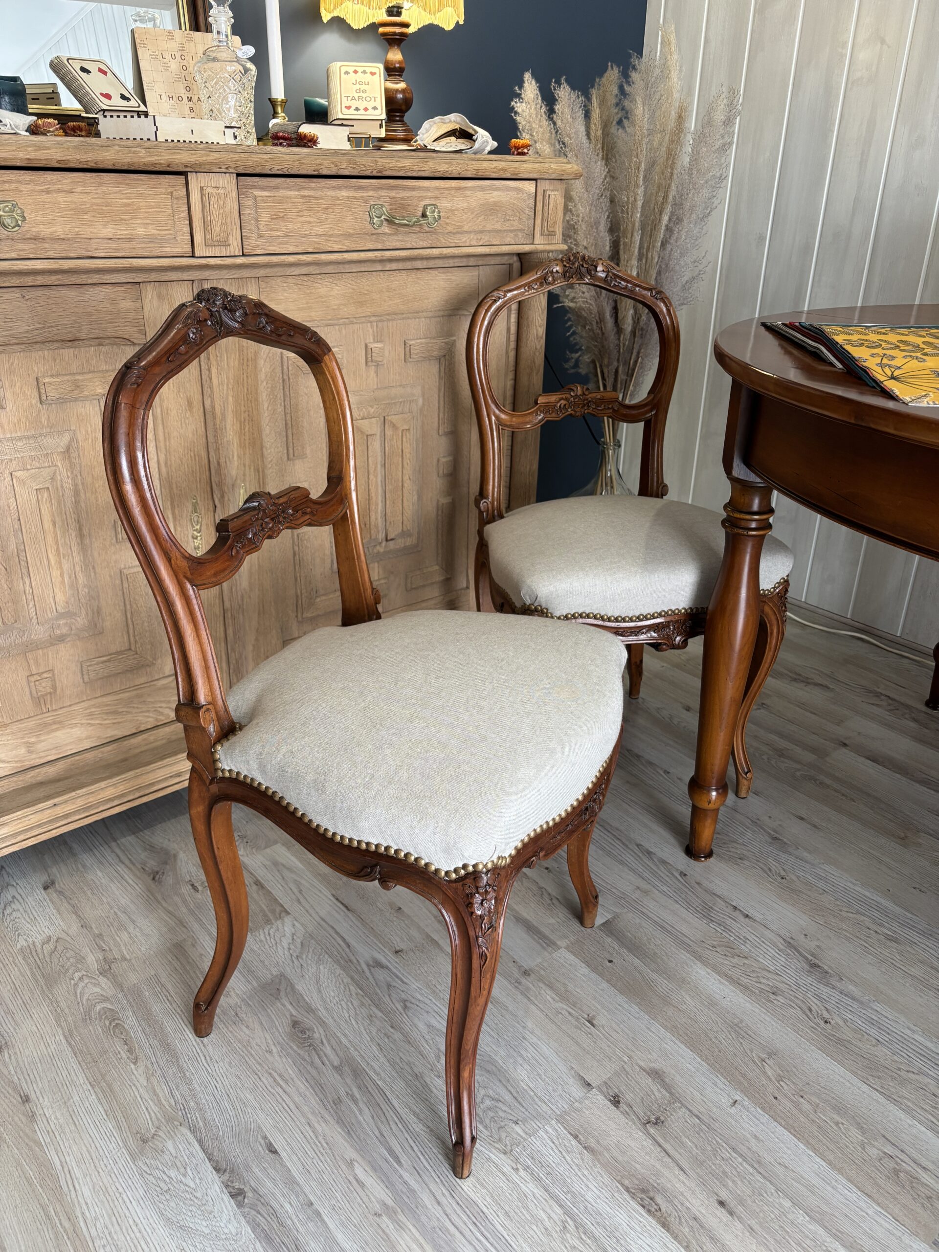 Chaises Louis XV - restaurées