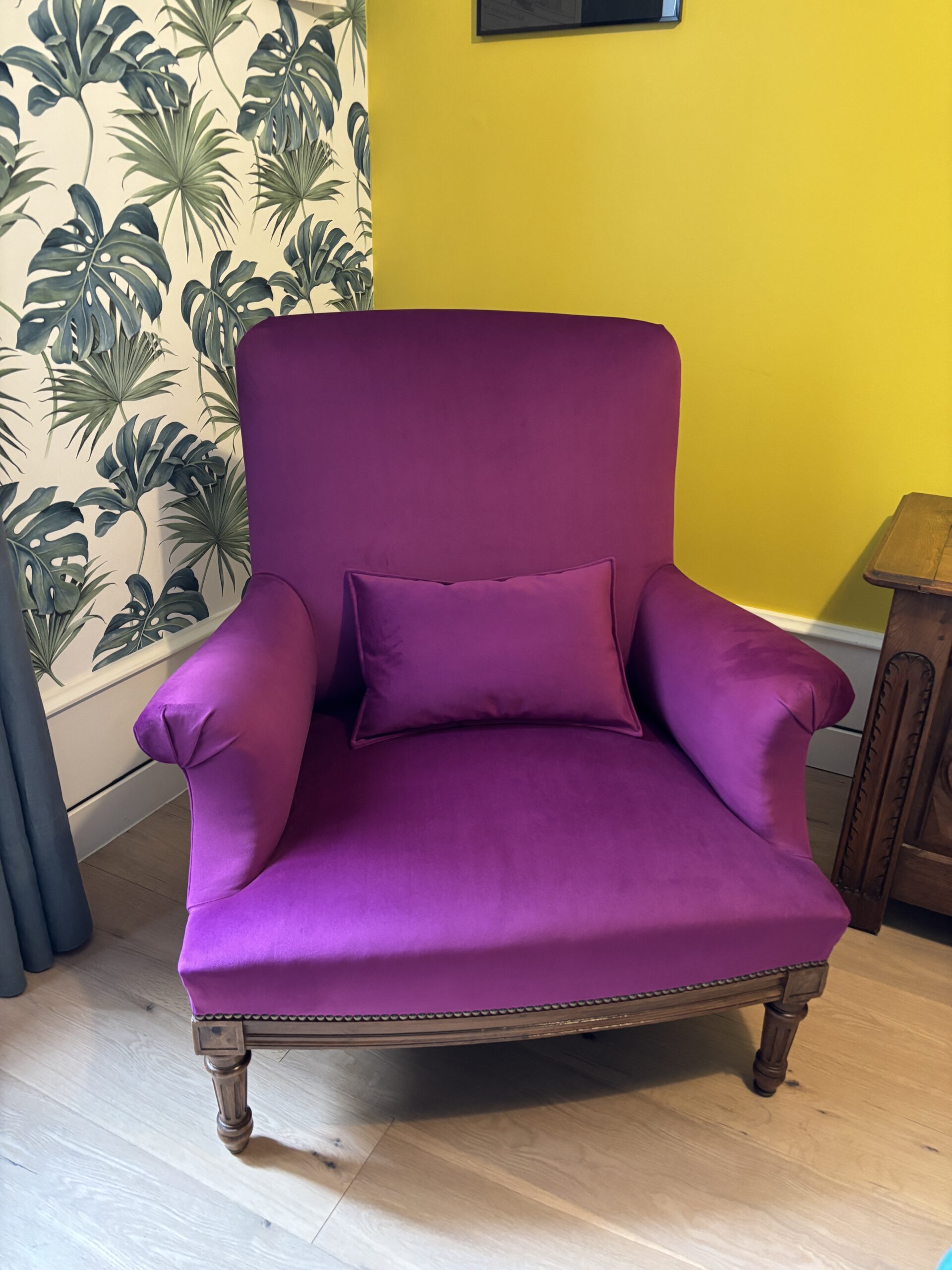 Fauteuil anglais - restauré